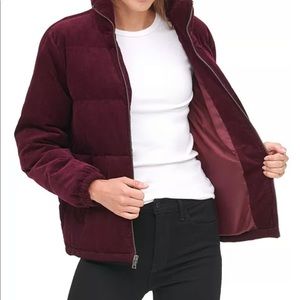 Women’s Corduroy Puffer Jacket.